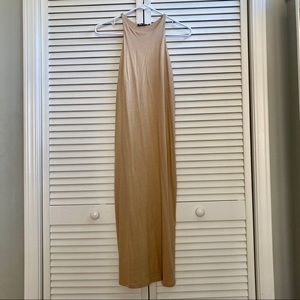 Zara Midi Dress in Beige